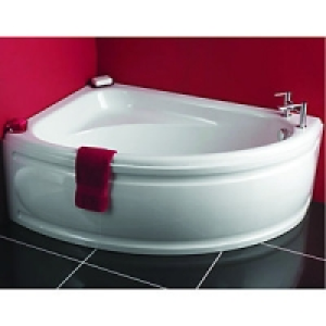 Wickes Palma Corner Bath Left Hand White 1495mm £400.00