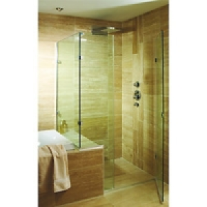 Wickes Vein Cut Beige Polished Travertine Wall & Floor Tile  &pound;44.89