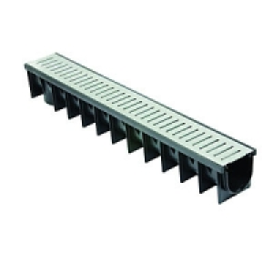 Clark-Drain Polypropylene Channel & Galvanised Grate 1000mm £13.99