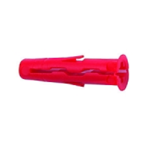 Uno Red Plug 6mm Pack of 288 &pound;7.49