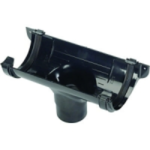 Wickes Black Roundline Gutter Running Outlet £3.09