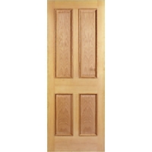 Wickes Denham Internal Oak Venner 4 Panel Door 1981x610mm