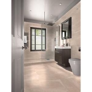 Wickes Newton Beige Matt Ceramic Floor Tile 498x498mm &pound;16.99