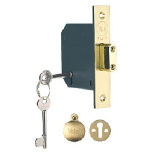 Yale P-M552-PB-78 5 Lever Deadlock 76mm Brass £19.99