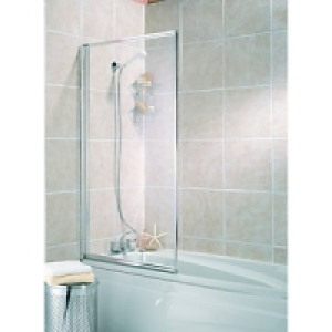 Wickes Bath Screen Silver Effect Frame £46.99
