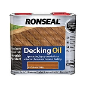 Ronseal Decking Oil Natural Cedar 2.5L £27.99