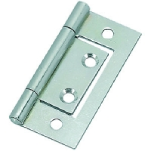 Wickes Flush Hinge Zinc Plated 51mm 2 Pack £2.99