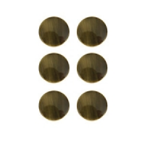 Wickes Victorian Knobs Antique Brass Effect 38mm 6 Pack