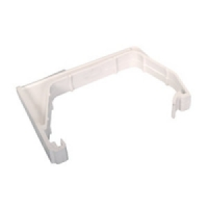 Wickes Squareline Gutter Support Bracket White Pk 10