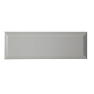Wickes Bevelled Large Moka Ceramic Wall Tile 100x300mm