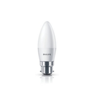 Philips 40W BC LED Frosted Candle Bulb £5.99
