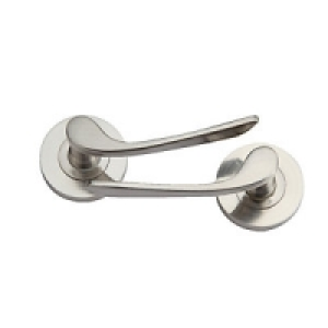Wickes Ciro Round Rose Handle Satin Nickel Finish £12.95