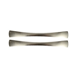 Wickes Slimline Bow Handles Brushed Nickel Finish 140mm 2 Pa &pound;4.19