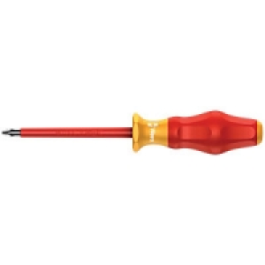 Kraftform Comfort VDE Pozi Screwdriver PZ2/100mm 5350003001