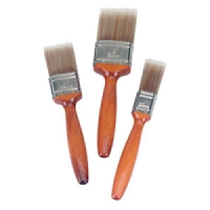 Wickes Mastercoat Synthetic Paint Brush Set 3 Pack £13.99