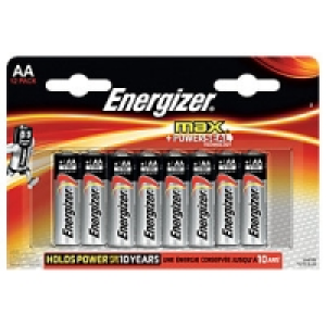 Energizer Max Alkaline Batteries AA 12 Pack £4.99