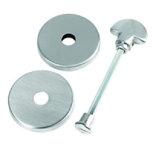 Urfic Escutcheon Bathroom Handle Satin Nickel £7.99