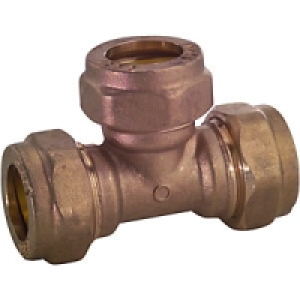 Wickes Compression Equal Tee 15mm Pack 5 £9.99