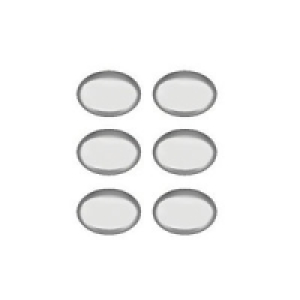 Wickes Oval Knobs Polished Chrome Finish 33mm 6 Pack £17.84
