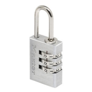 Master Lock 7620EURD 3 Digit Resettable Aluminium Padlock 20
