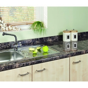 Wickes  Wickes Gloss Laminate Caribbean Gloss Worktop 38x600mmx3m
