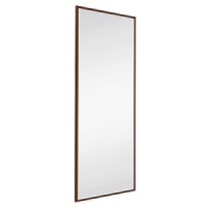 Wickes Aida Sliding Wardrobe Door Walnut Mirror Framed 2220x