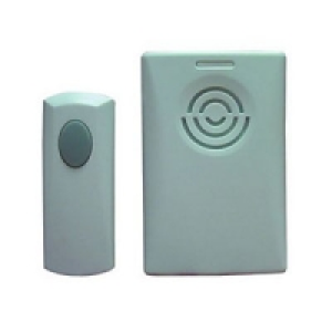Wickes Plug in Door Chime with Push 75m Range