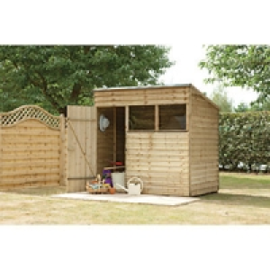 Wickes Pressure Treated Overlap Pent Shed 7x5 £289.99