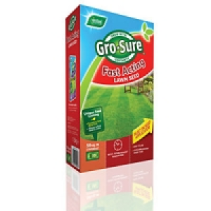 Gro-sure Fast Acting Lawn Seed 50m2