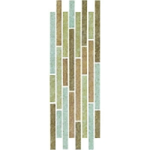 Wickes Capri Mixed Colour Gloss Ceramic Border Tile 110x300m