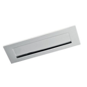 Wickes Letterbox Chrome 76x254mm