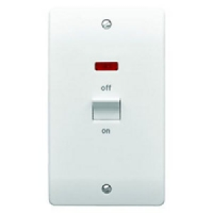 MK 50A DP Neon Switch K5215RPWHI £11.65