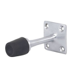 Wickes Door Stop Satin Chrome 64 x 38mm