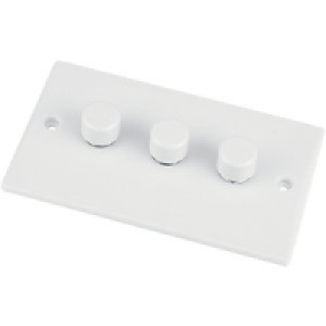 Slimline Dimmer 3 Gang 2 Way 250W