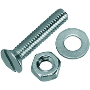 Wickes Machine Screws With Nut & Washer M4x20MM Pack 10 £2.79
