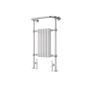 Etiquette Traditional Panel Chrome/White 1510x510mm Radiator