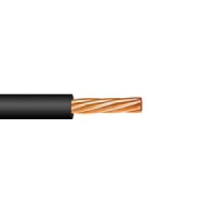 Time 4.0mm2 Single Core Conduit Cable Black 6491B 100m