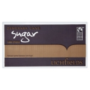 Lichfields Fairtrade Demerara Sugar Sticks 1000s