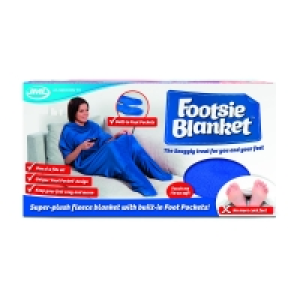 Wilko  JML Footsie Blanket Blue