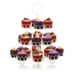 Wilko Flower Cupcake Stand 3 Tier £10.00