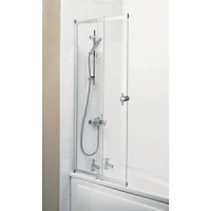 Wickes Sliding Bath Screen Silver Effect Frame £129.99