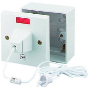 Wickes 45A Shower Control and Pattress £7.29