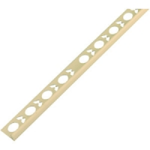 Wickes Tile Trim Soft Cream PVC 6mmx2.44m £4.99