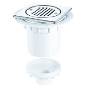 McAlpine TSG2T6SS Stainless Steel Square Shower Gully 110 x  £66.49