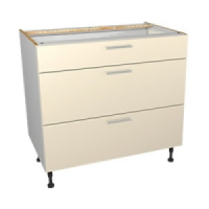 Wickes Orlando Cream Drawer Unit Part 1 of 2 900mm £139.00