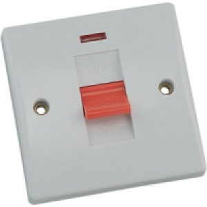 Schneider Ultimate 50AMP Control Switch & Neon 1 Gang £9.99