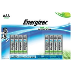 Energizer Eco Advanced Alkaline Batteries AAA 8 Pack