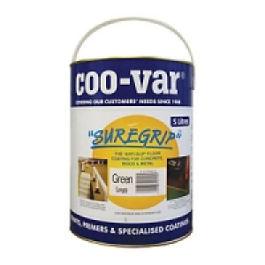 Coo-var Suregrip Anti-slip Floor Paint Green 5L £49.99