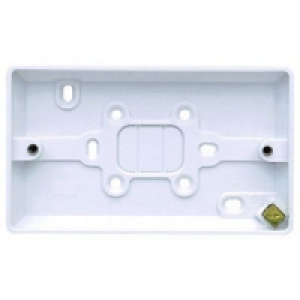 MK Surface Mounted Box Double 16mm K2161RPWHI £2.15