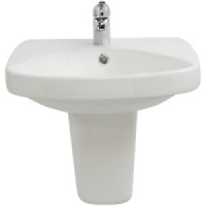Wickes Eco Basin with Semi Pedestal 512mm £99.00